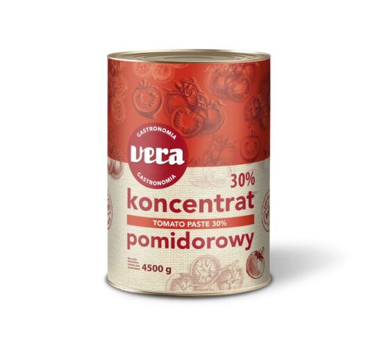 Томатний концентрат 30% 4500г, Vera