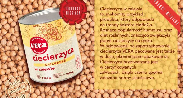 Produkt miesiąca – Ciecierzyca w zalewie