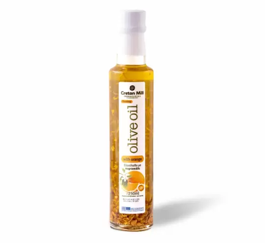 Приправа на основі оливкової олії першого холодного віджиму з апельсиновим смаком