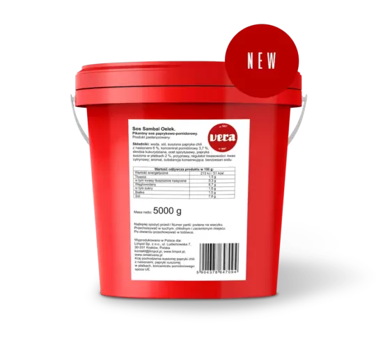 Соус самбал. Гострий перець і томатний соус. 5000 г VERA