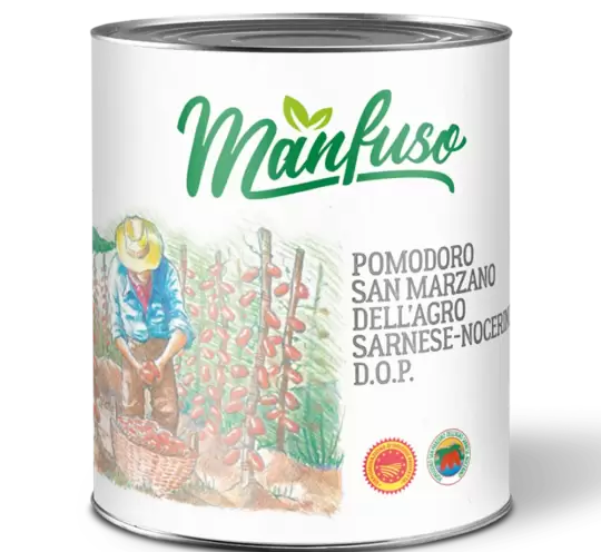 Очищені, цілі помідори у власному соусі "Сан Марцано дель Агро Сарнезе" - Nocerino PDO