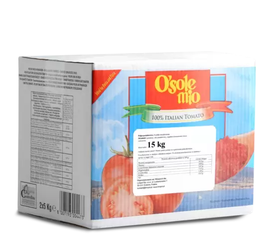 Томатна м'якоть, O SOLE MIO, мішок в коробці 1х15кг