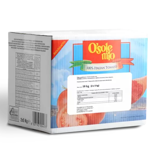 М'якоть томатів O'Sole mio, мішок в коробці, 2х5кг