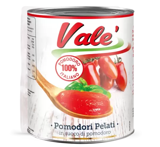 Помідори Vale pelati, банка 2500г