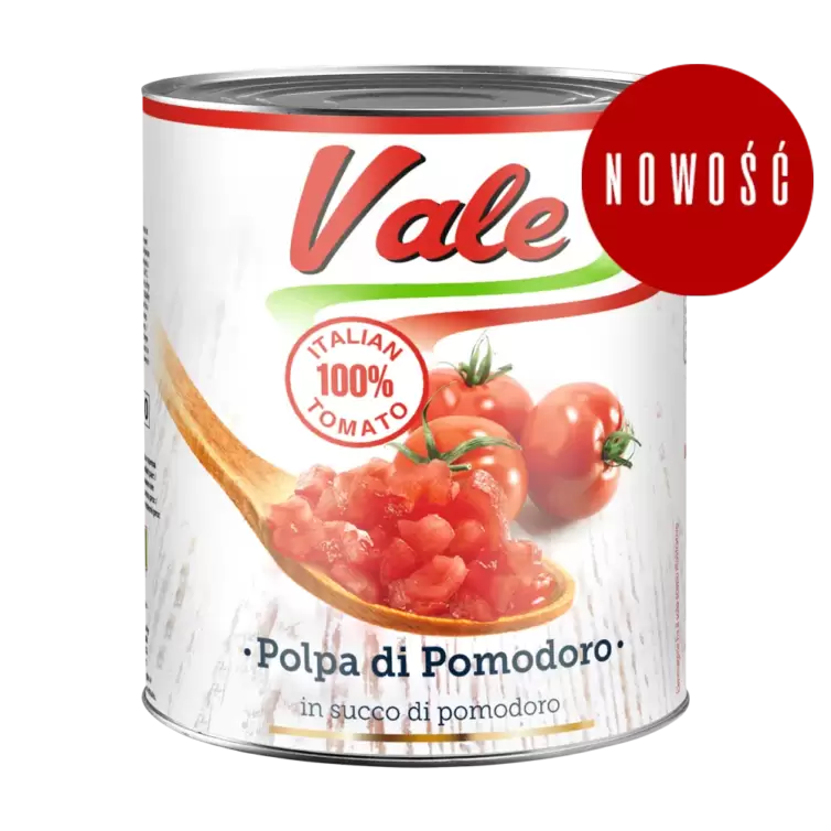 Vale chunk tomatoes, Can 2500g