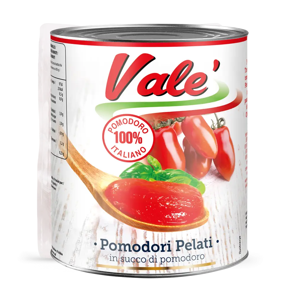 Помідори Vale pelati, банка 2500г