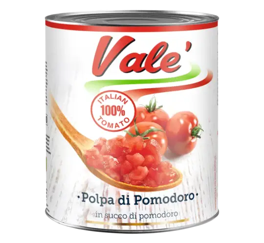 Vale chunk tomatoes, Can 2500g