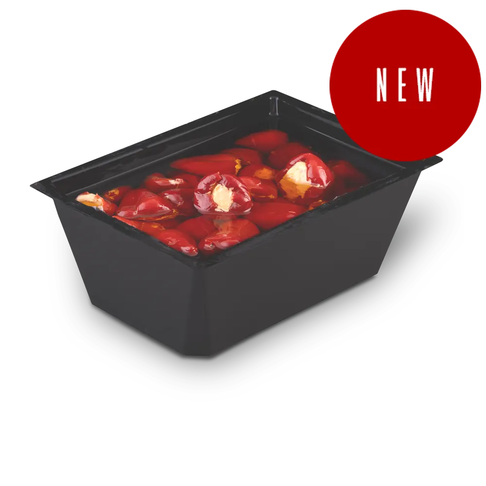 Spicy red peppers stuffed with cheese in oil 1200g