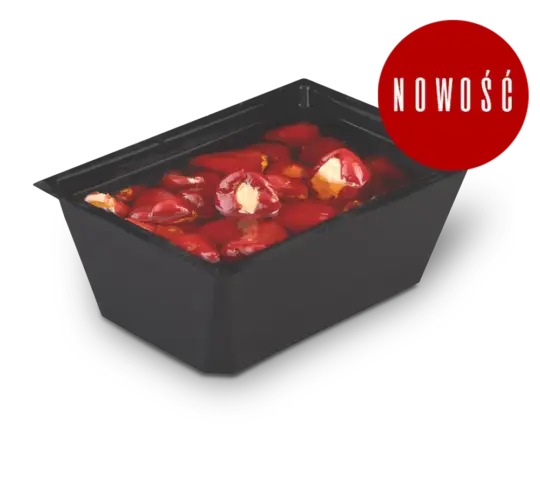 Гострий червоний перець, фарширований сиром в олії 1200г