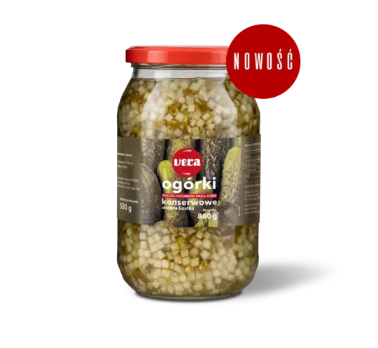 Ogórki konserwowe kostka  860g