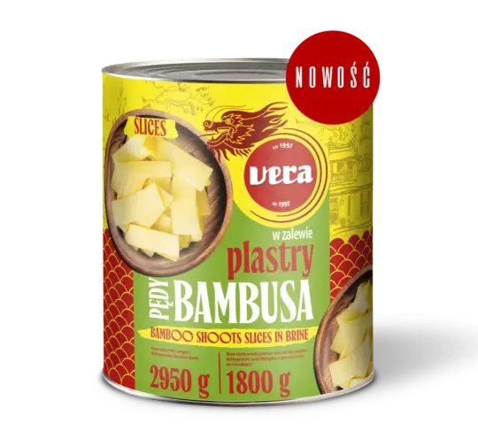 Pędy bambusa w plastrach 2950g puszka