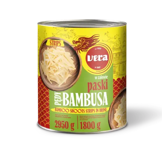 Стебла бамбука у смужках, банка 2950 г