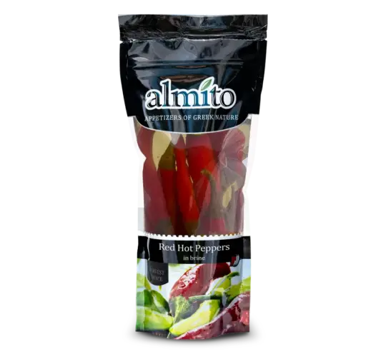 Червоні гострі перчики «Альміто» у пакетику
